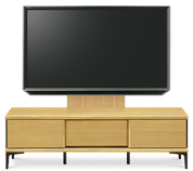 テレビボード、テレビボード（壁掛けパネルセット）(幅170cm・オークナチュラル)