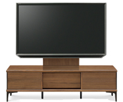 テレビボード、テレビボード（壁掛けパネルセット）(幅180cm・ウォールナット)