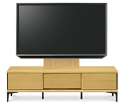 テレビボード、テレビボード（壁掛けパネルセット）(幅180cm・オークナチュラル)