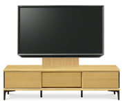 テレビボード、テレビボード（壁掛けパネルセット）(幅190cm・オークナチュラル)