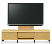 テレビボード、テレビボード（壁掛けパネルセット）(幅200cm・オークナチュラル)