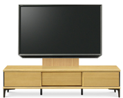 テレビボード、テレビボード（壁掛けパネルセット）(幅210cm・オークナチュラル)