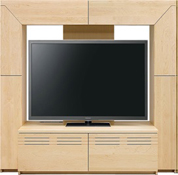 収納付きテレビボード(幅200cm・メイプル)