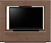 収納付きテレビボード(幅230cm・ウォールナット)