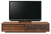 テレビボード、テレビボード（壁掛けパネルセット）(幅200cm・ウォールナット)