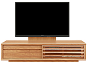 テレビボード、テレビボード（壁掛けパネルセット）(幅180cm・ブラックチェリー)