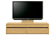 テレビボード、テレビボード（壁掛けパネルセット）(幅170cm・オークナチュラル)