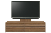 テレビボード、テレビボード（壁掛けパネルセット）(幅170cm・ウォールナット)