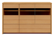 サイドボード(幅130cm・ブラックチェリー)