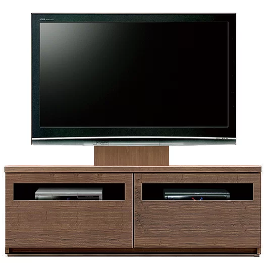 テレビボード（ローボード）、テレビボード（壁掛けパネルセット）(幅126cm/ウォールナット)