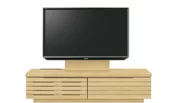 テレビボード（ローボード）、テレビボード（壁掛けパネルセット）(幅120cm/メイプル)
