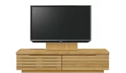 テレビボード（ローボード）、テレビボード（壁掛けパネルセット）(幅130cm/オークナチュラル)