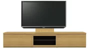 テレビボード（ローボード）、テレビボード（壁掛けパネルセット）(幅230cm/オークナチュラル)