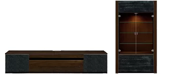 210TVローボードと90キャビネット(WODB)
