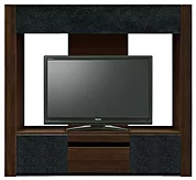 収納付きテレビボード（ハイタイプテレビ台）(幅170cm・オークダーク)