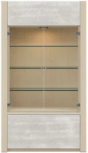 キャビネット(幅90cm・オークホワイト)