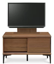 テレビボード（ローボード）、テレビボード（壁掛けパネルセット）(幅90cm/ウォールナット)