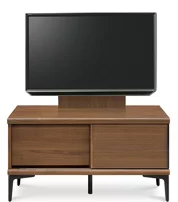 テレビボード（ローボード）、テレビボード（壁掛けパネルセット）(幅100cm・ウォールナット)