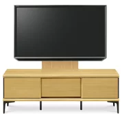 テレビボード（ローボード）、テレビボード（壁掛けパネルセット）(幅150cm/オークナチュラル)