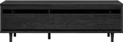 テレビボード（ローボード）(幅150cm・オークブラック)