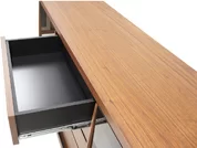 引出しは黒使用(※画像は幅150サイドボードH80WN)