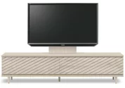 テレビボード（ローボード）、テレビボード（壁掛けパネルセット）(幅210cm・オークホワイト)