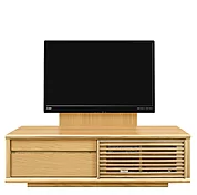 テレビボード（ローボード）、テレビボード（壁掛けパネルセット）(幅140cm・オークナチュラル)