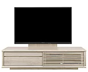 テレビボード（ローボード）、テレビボード（壁掛けパネルセット）(幅170cm/オークホワイト)