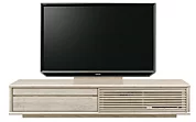 テレビボード（ローボード）、テレビボード（壁掛けパネルセット）(幅210cm/オークホワイト)