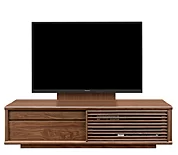 テレビボード（ローボード）、テレビボード（壁掛けパネルセット）(幅160cm・ウォールナット)