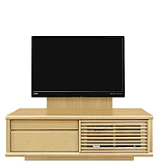 テレビボード（ローボード）、テレビボード（壁掛けパネルセット）(幅130cm・メイプル)