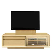 テレビボード（ローボード）、テレビボード（壁掛けパネルセット）(幅140cm・メイプル)