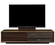 テレビボード（ローボード）、テレビボード（壁掛けパネルセット）(幅170cm・オークダーク)