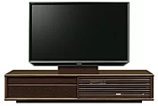 テレビボード（ローボード）、テレビボード（壁掛けパネルセット）(幅200cm/オークダーク)