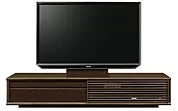 テレビボード（ローボード）、テレビボード（壁掛けパネルセット）(幅210cm・オークダーク)