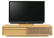 テレビボード（ローボード）、テレビボード（壁掛けパネルセット）(幅190cm・オークナチュラル)