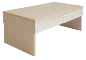 リビングテーブル(幅100cm・オークホワイト)
