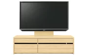 テレビボード（ローボード）、テレビボード（壁掛けパネルセット）(幅150cm/メイプル)