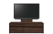 テレビボード（ローボード）、テレビボード（壁掛けパネルセット）(幅140cm・オークダーク)