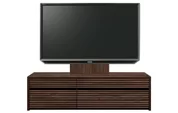 テレビボード（ローボード）、テレビボード（壁掛けパネルセット）(幅150cm/オークダーク)