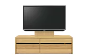 テレビボード（ローボード）、テレビボード（壁掛けパネルセット）(幅140cm/オークナチュラル)