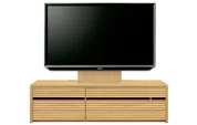 テレビボード（ローボード）、テレビボード（壁掛けパネルセット）(幅150cm/オークナチュラル)