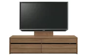 テレビボード（ローボード）、テレビボード（壁掛けパネルセット）(幅170cm/ウォールナット)