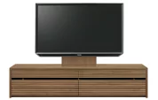 テレビボード（ローボード）、テレビボード（壁掛けパネルセット）(幅190cm/ウォールナット)