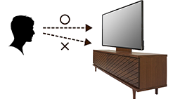 テレビを見やすい高さに置くことが出来る。(テレビボード、サイドボード)