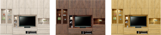 Vidaシリーズ（壁面収納型のテレビボード）のサイズオーダー