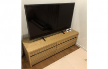 横浜市S.T様のサイズオーダーされた大川家具のテレビボード(ルームズ大正堂新横浜店)