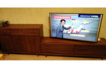 大川家具のテレビボードとサイドボードのセット