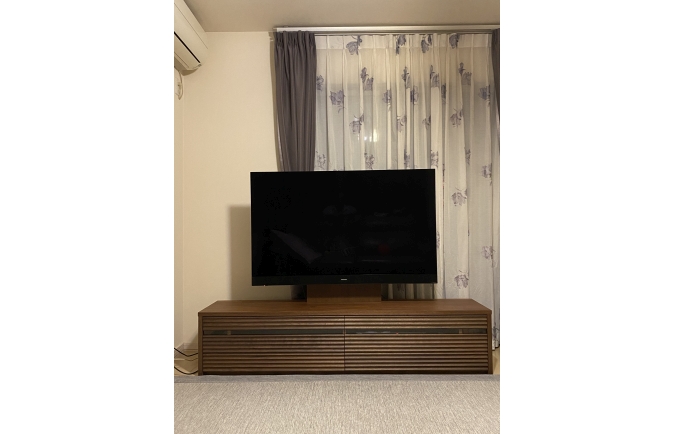 大川家具の壁掛け対応テレビボードのコリーナ