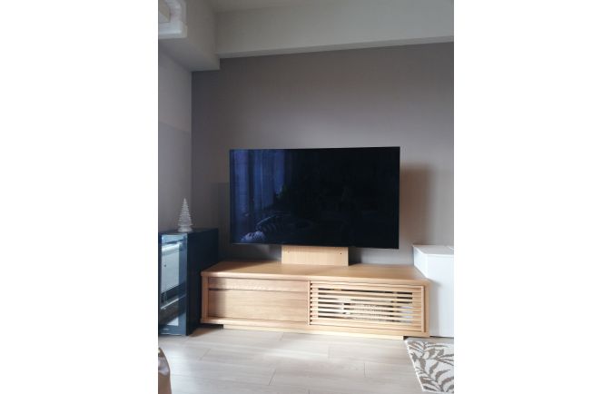 大川家具の壁掛け対応テレビボード「コリーナ」